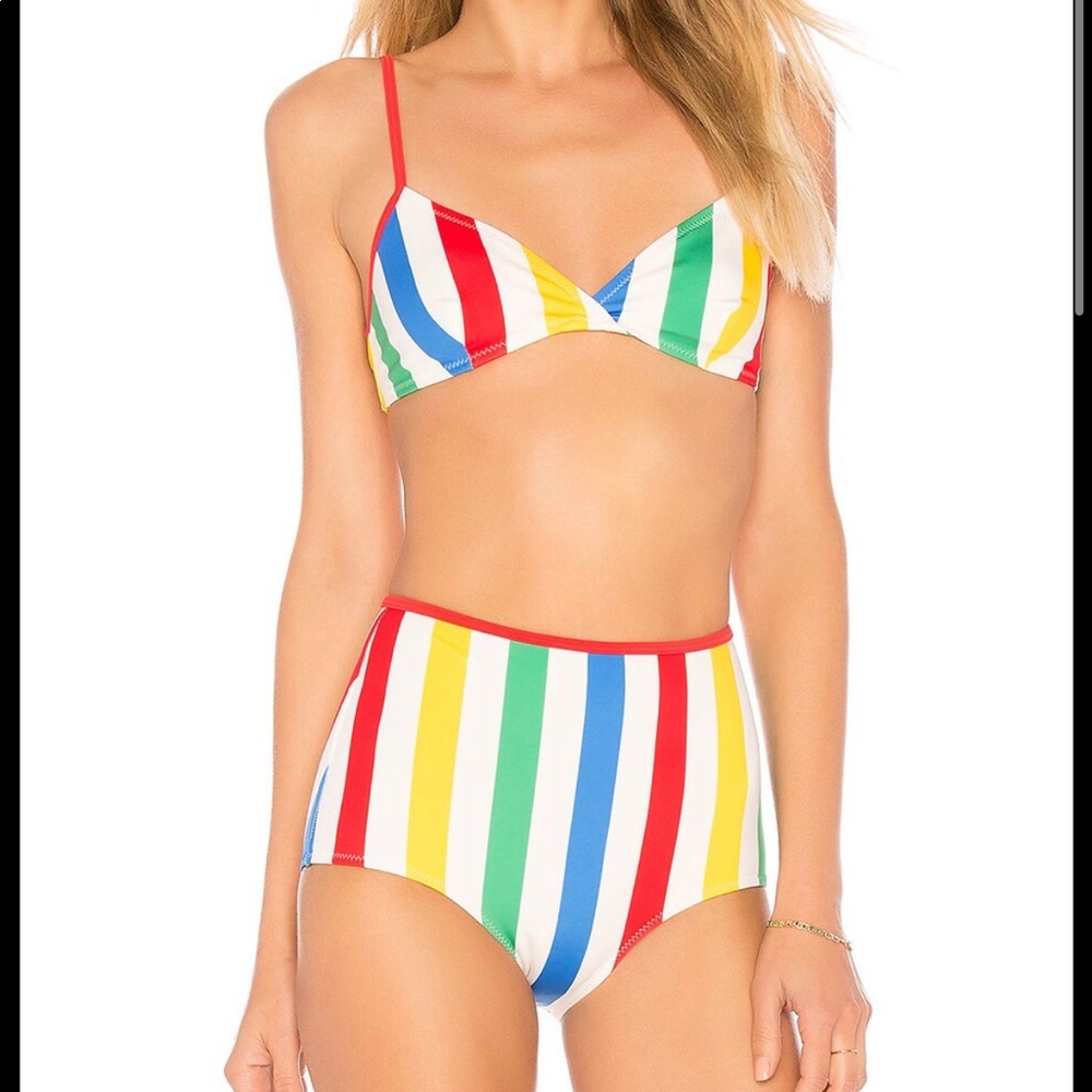 SOLID & STRIPED High Waist Bikini NWOT